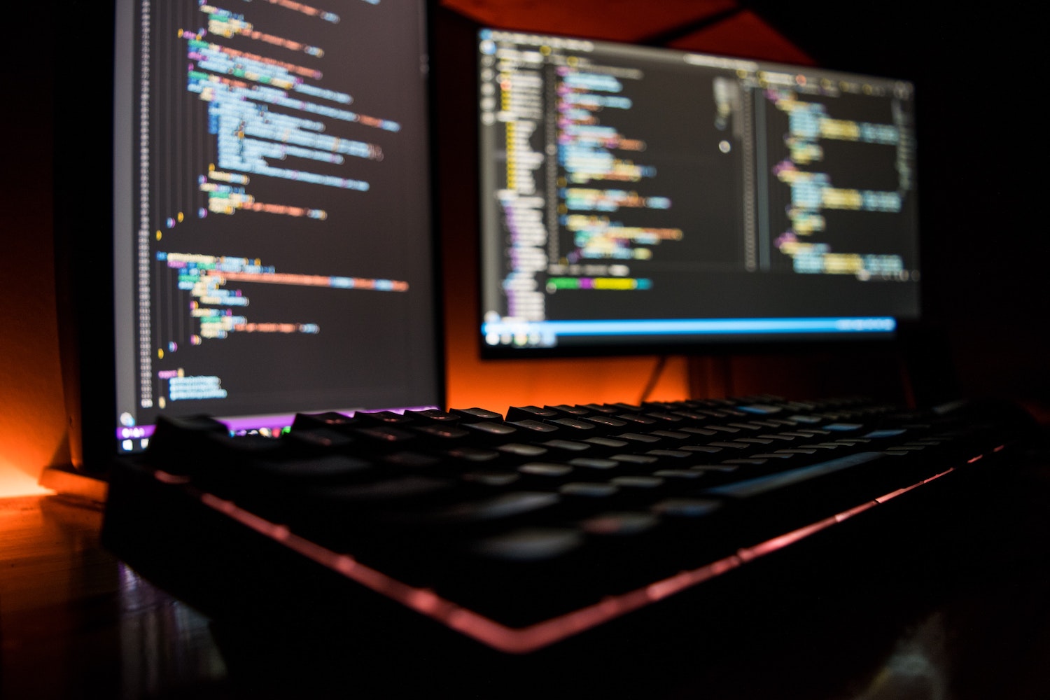 Picture showing a development setup